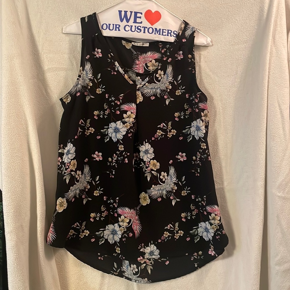 Beautiful Asian artwork inspired blouse